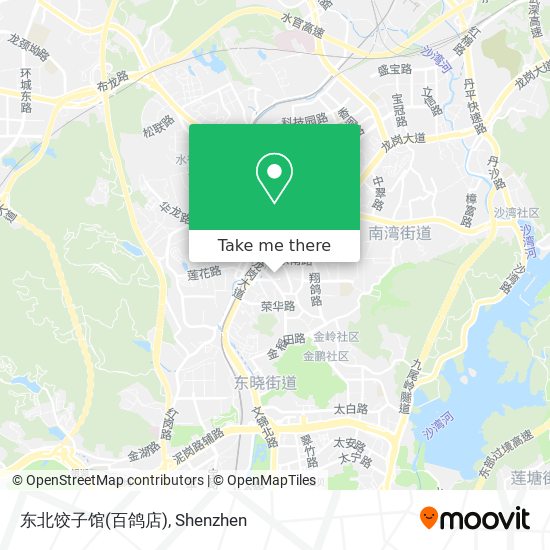 东北饺子馆(百鸽店) map
