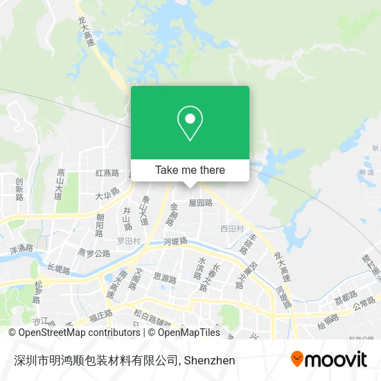 深圳市明鸿顺包装材料有限公司 map