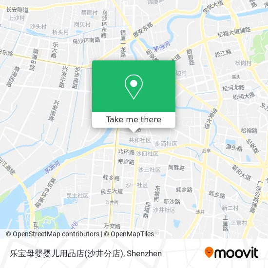 乐宝母婴婴儿用品店(沙井分店) map