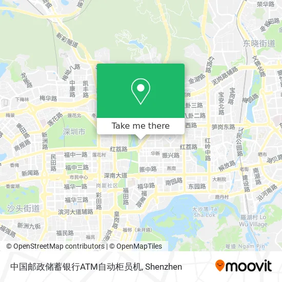 中国邮政储蓄银行ATM自动柜员机 map