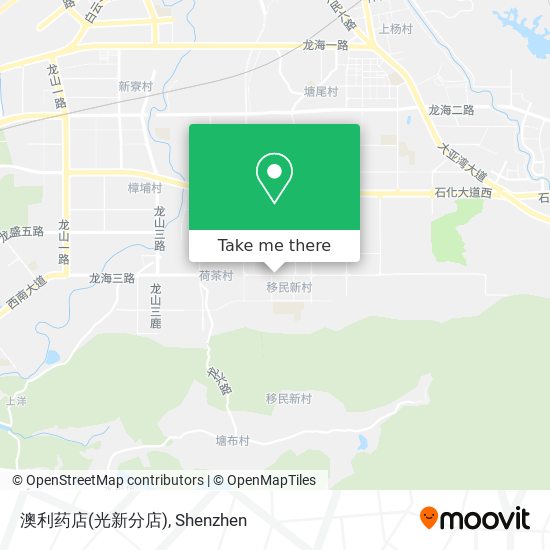 澳利药店(光新分店) map