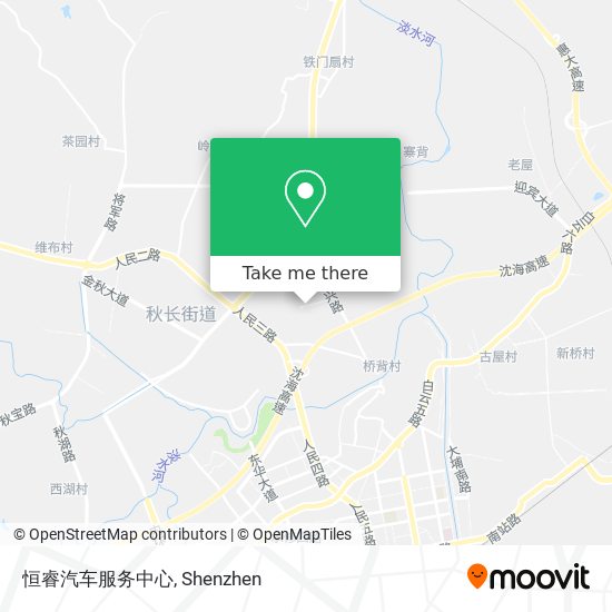 恒睿汽车服务中心 map