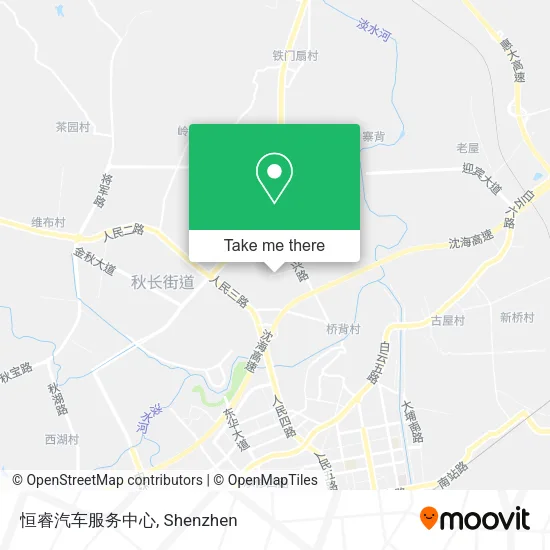 恒睿汽车服务中心 map