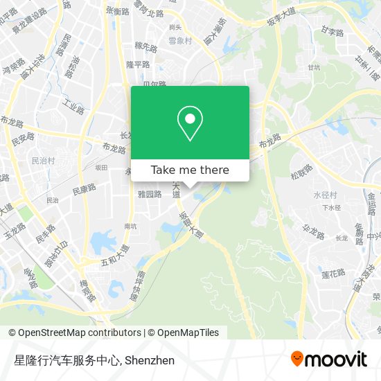 星隆行汽车服务中心 map