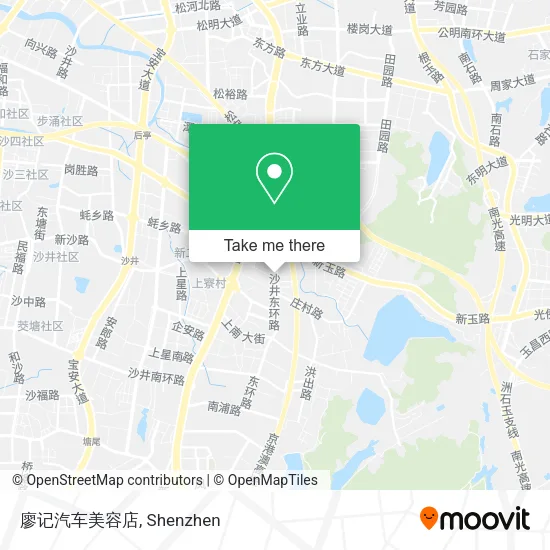 廖记汽车美容店 map