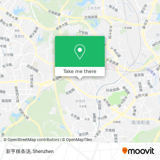 新亨粿条汤 map