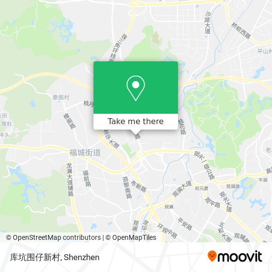 库坑围仔新村 map