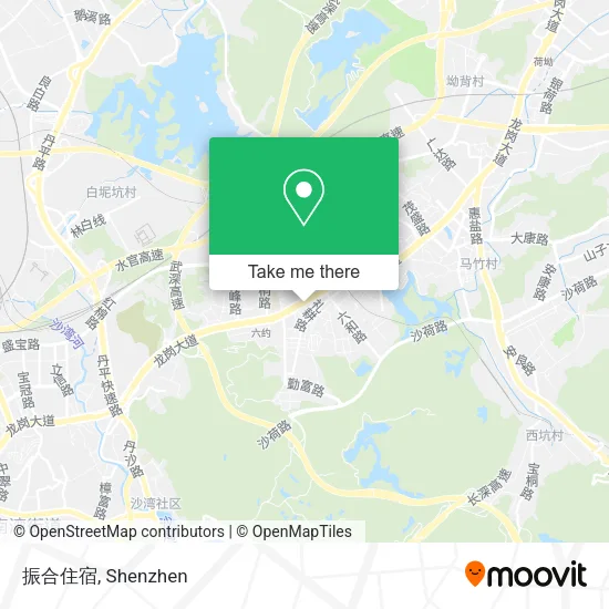 振合住宿 map