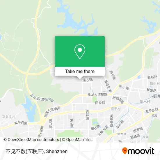 不见不散(五联店) map