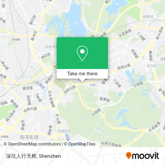 深坑人行天桥 map