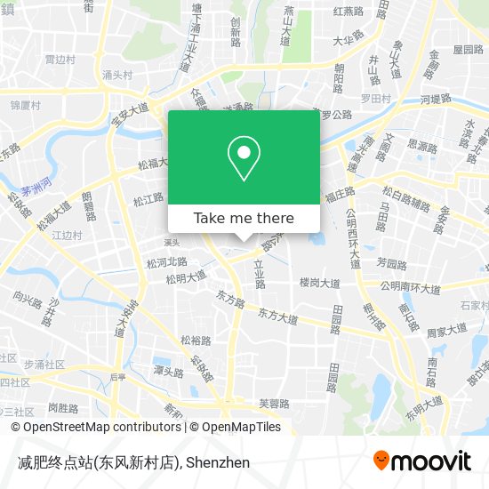 减肥终点站(东风新村店) map