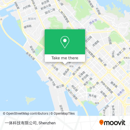 一体科技有限公司 map