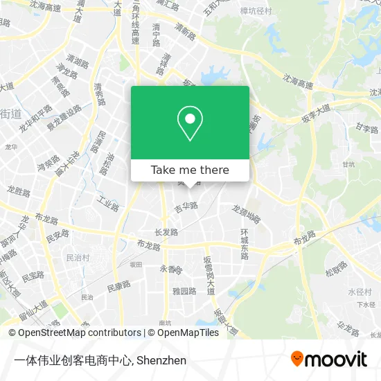 一体伟业创客电商中心 map