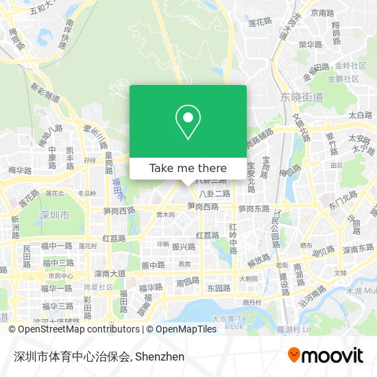 深圳市体育中心治保会 map