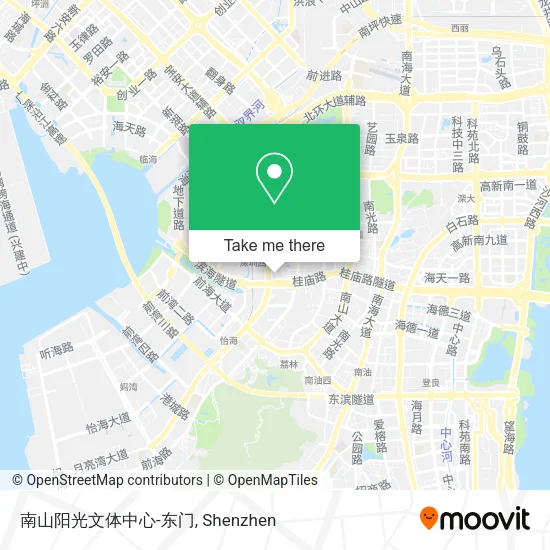 南山阳光文体中心-东门 map