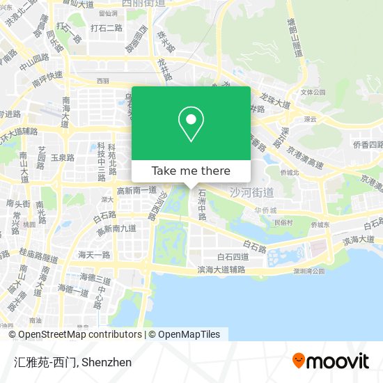 汇雅苑-西门 map