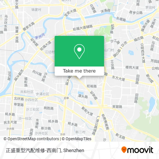 正盛重型汽配维修-西南门 map