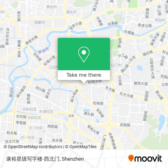 康裕星级写字楼-西北门 map