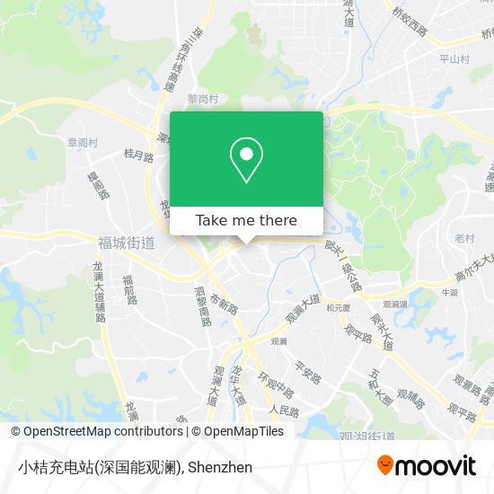 小桔充电站(深国能观澜) map