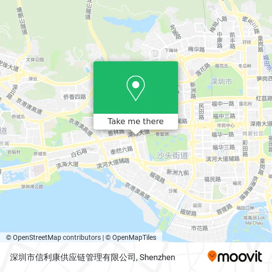 深圳市信利康供应链管理有限公司 map