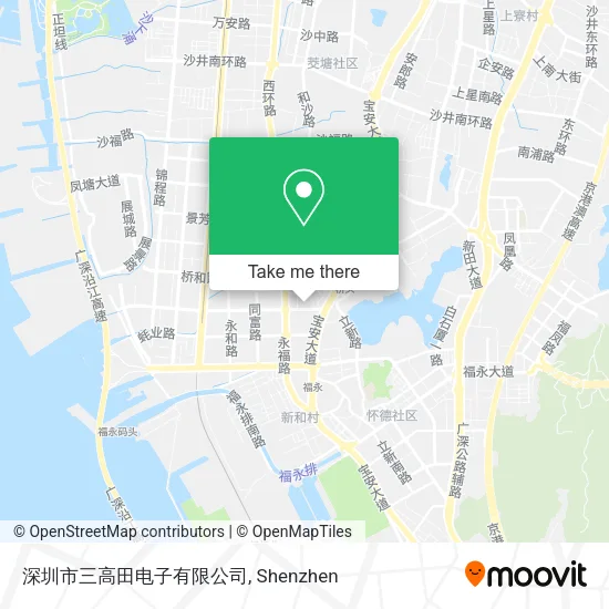 深圳市三高田电子有限公司 map