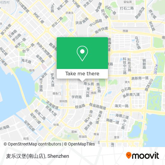 麦乐汉堡(南山店) map