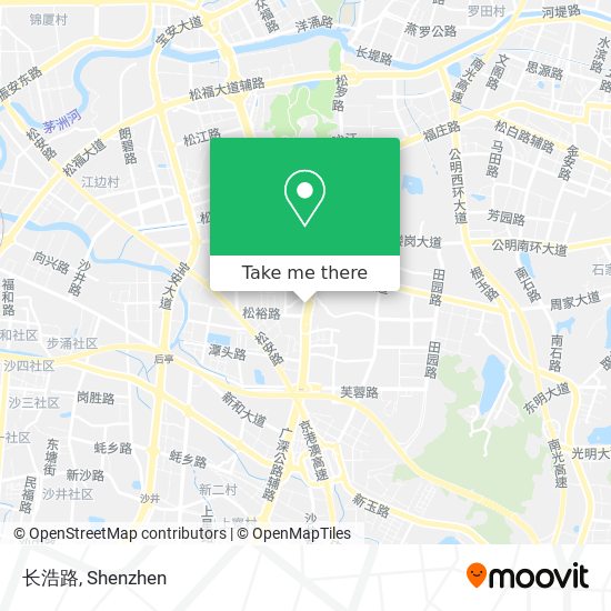 长浩路 map