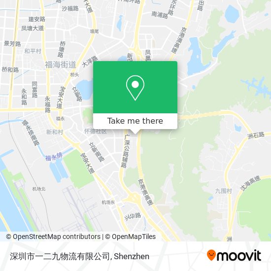 深圳市一二九物流有限公司 map