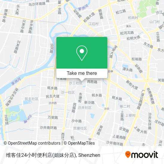 维客佳24小时便利店(姐妹分店) map
