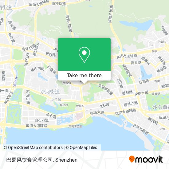 巴蜀风饮食管理公司 map