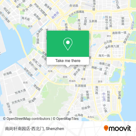 南岗轩南园店-西北门 map
