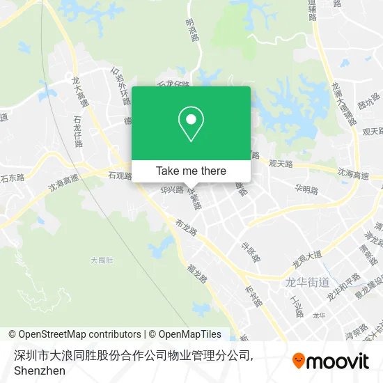 深圳市大浪同胜股份合作公司物业管理分公司 map