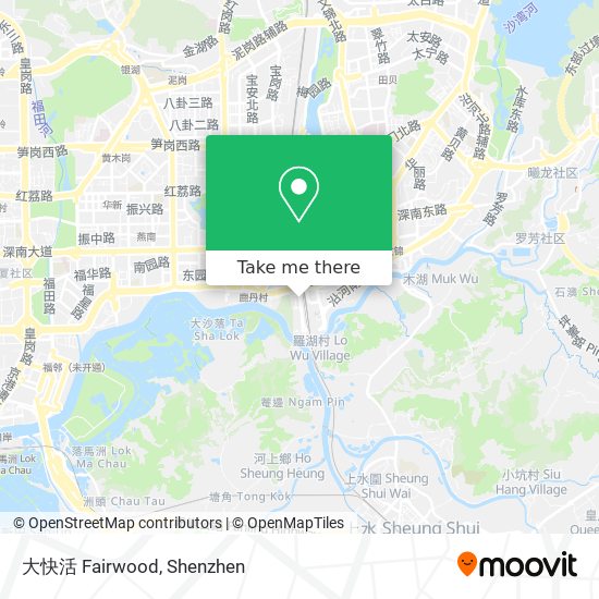 大快活 Fairwood map