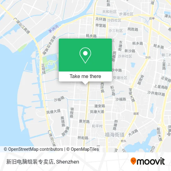 新旧电脑组装专卖店 map