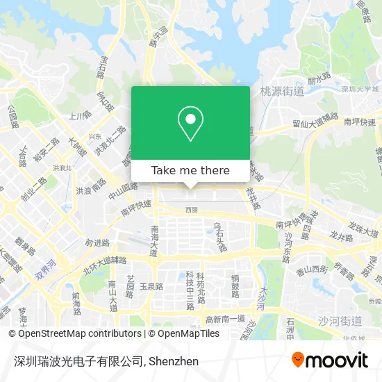 深圳瑞波光电子有限公司 map