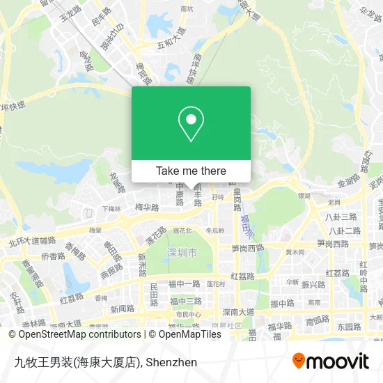 九牧王男装(海康大厦店) map