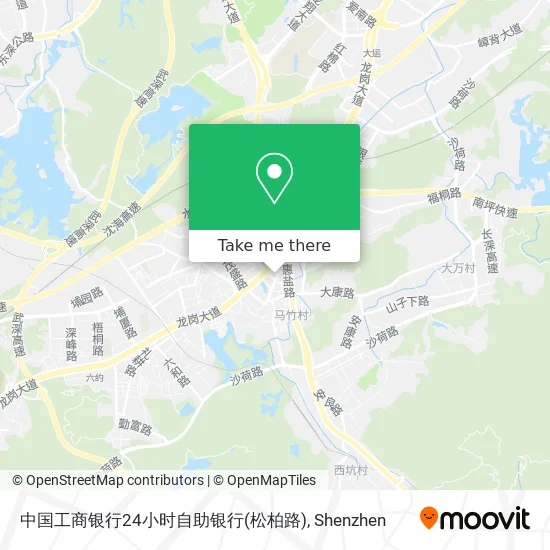 中国工商银行24小时自助银行(松柏路) map