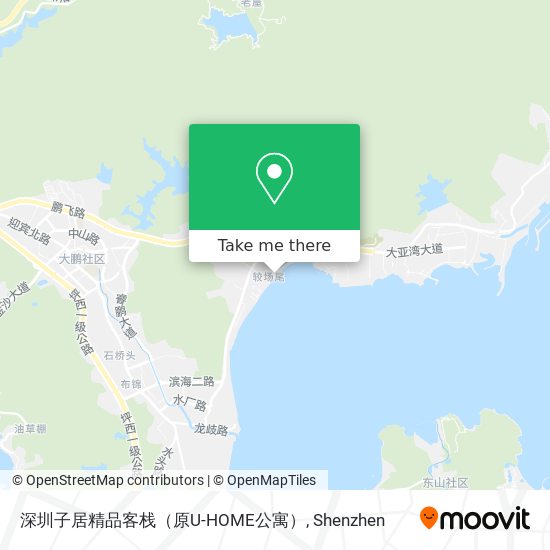 深圳子居精品客栈（原U-HOME公寓） map