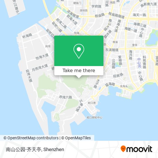 南山公园-齐天亭 map