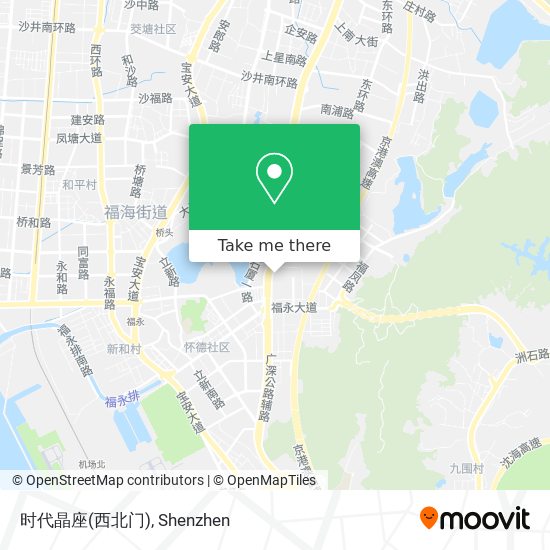 时代晶座(西北门) map