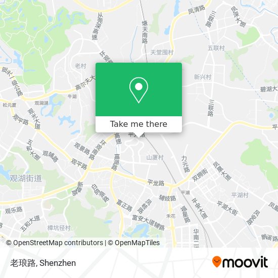 老琅路 map