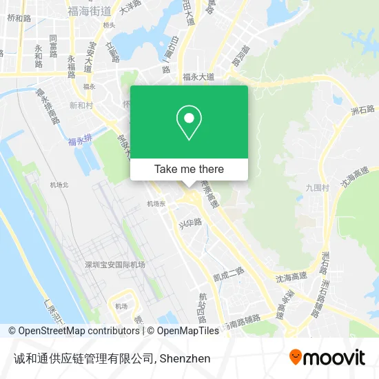 诚和通供应链管理有限公司 map
