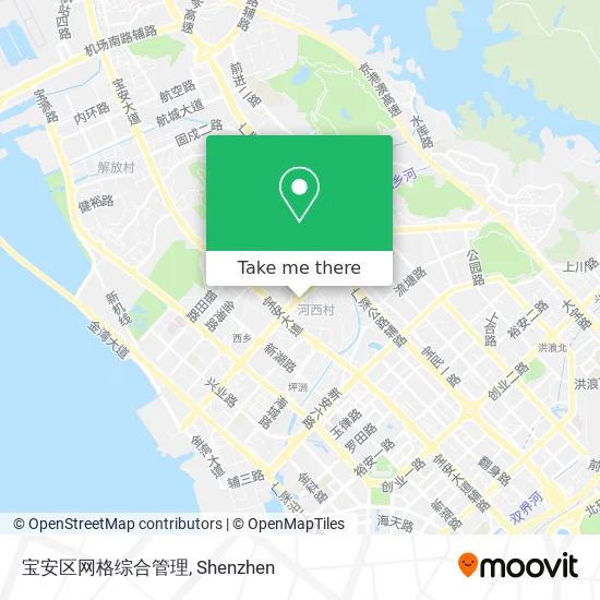 宝安区网格综合管理 map