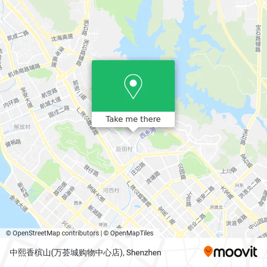 中熙香槟山(万荟城购物中心店) map