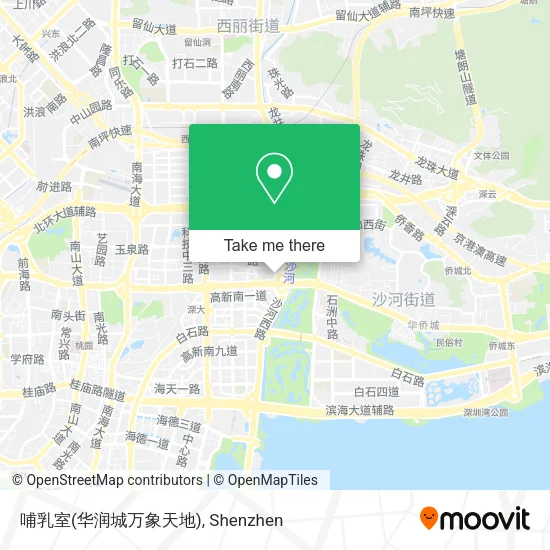 哺乳室(华润城万象天地) map