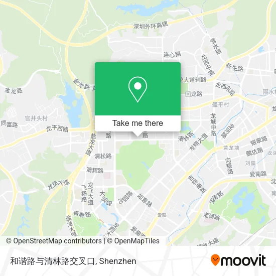 和谐路与清林路交叉口 map