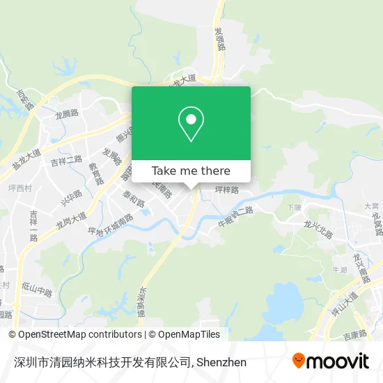 深圳市清园纳米科技开发有限公司 map