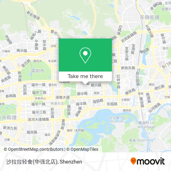 沙拉拉轻食(华强北店) map