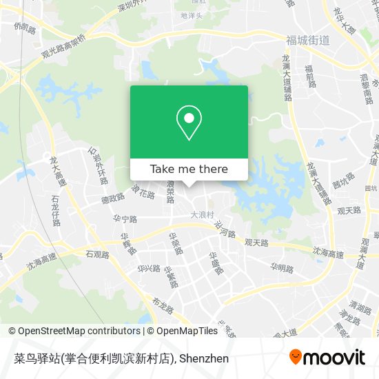 菜鸟驿站(掌合便利凯滨新村店) map
