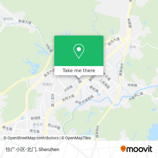 怡广小区-北门 map